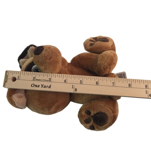 Fiesta Kidz Brown Dog Plush 7" Puppy Stuffed Animal Toy 2008 Eye Patch - Picture 8 of 8